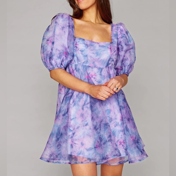 Selkie like puff sleeve dress - Picture 2 of 9